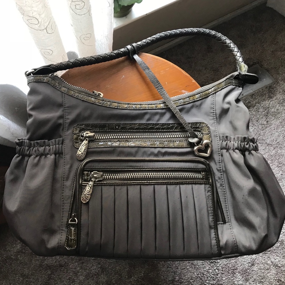 Brighton Silver Shoulder Bag
